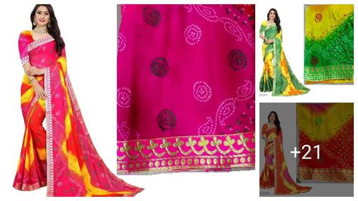 KANOODA Georgette Sarees